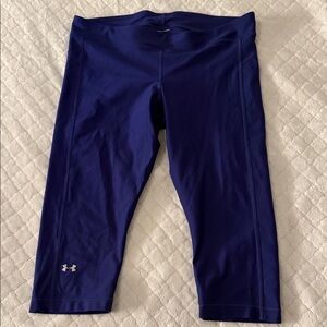 Under Armour Blue Athletic Capris